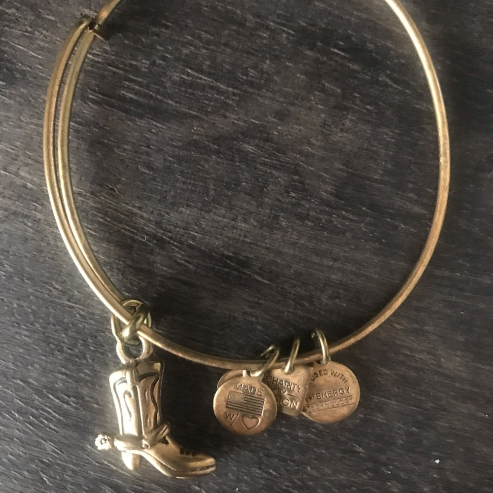 🐴Alex and Ani cowboy boot charm bracelet🐴
